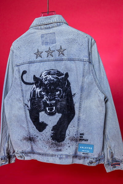 ‘THREE STAR SAVAGE’ VALKYRE HAND PAINTED JACKET