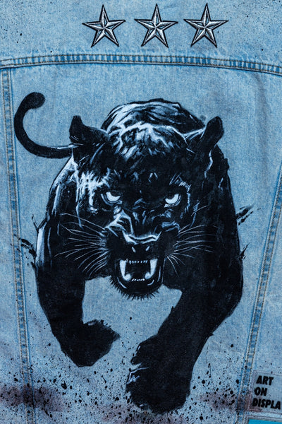 ‘THREE STAR SAVAGE’ VALKYRE HAND PAINTED JACKET