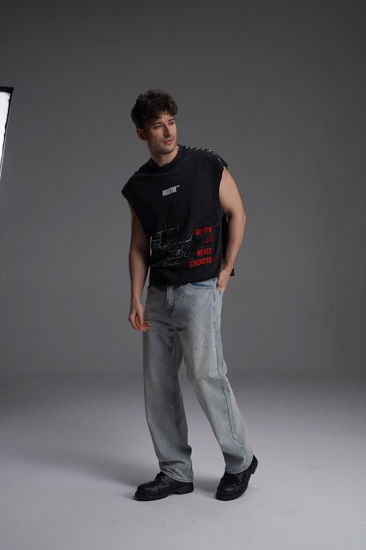 ‘BIG: SICKER THAN YOUR AVERAGE’ VALKYRE SLEEVELESS TOP