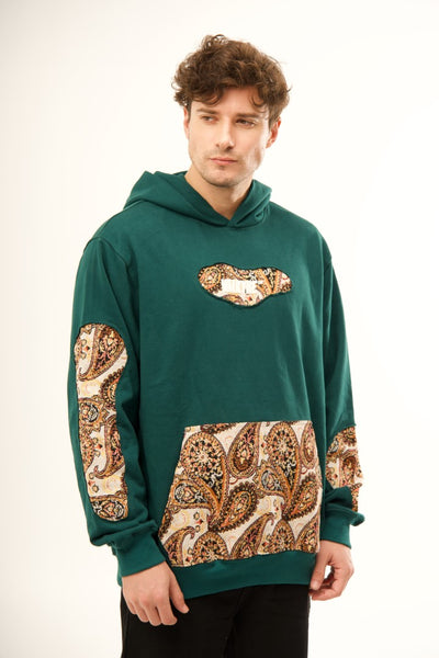 'JUNGLE SAFARI' VALKYRE GREEN HOODIE