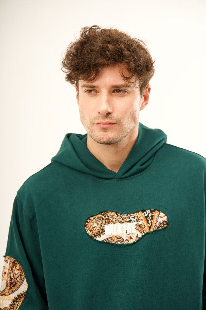 'JUNGLE SAFARI' VALKYRE GREEN HOODIE