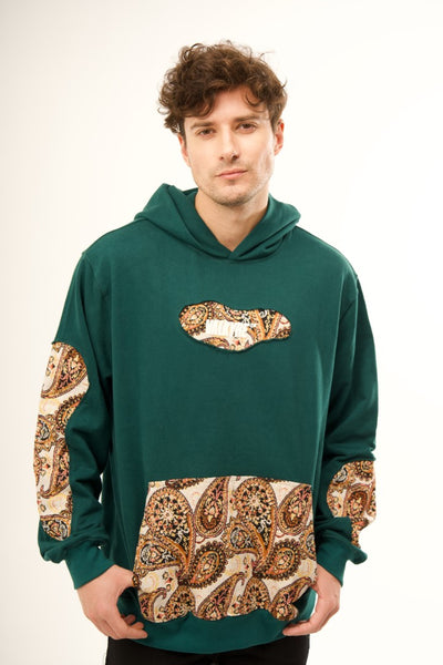 'JUNGLE SAFARI' VALKYRE GREEN HOODIE