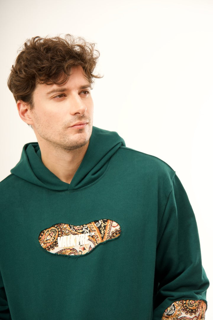 'JUNGLE SAFARI' VALKYRE GREEN HOODIE