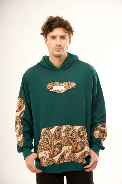 'JUNGLE SAFARI' VALKYRE GREEN HOODIE