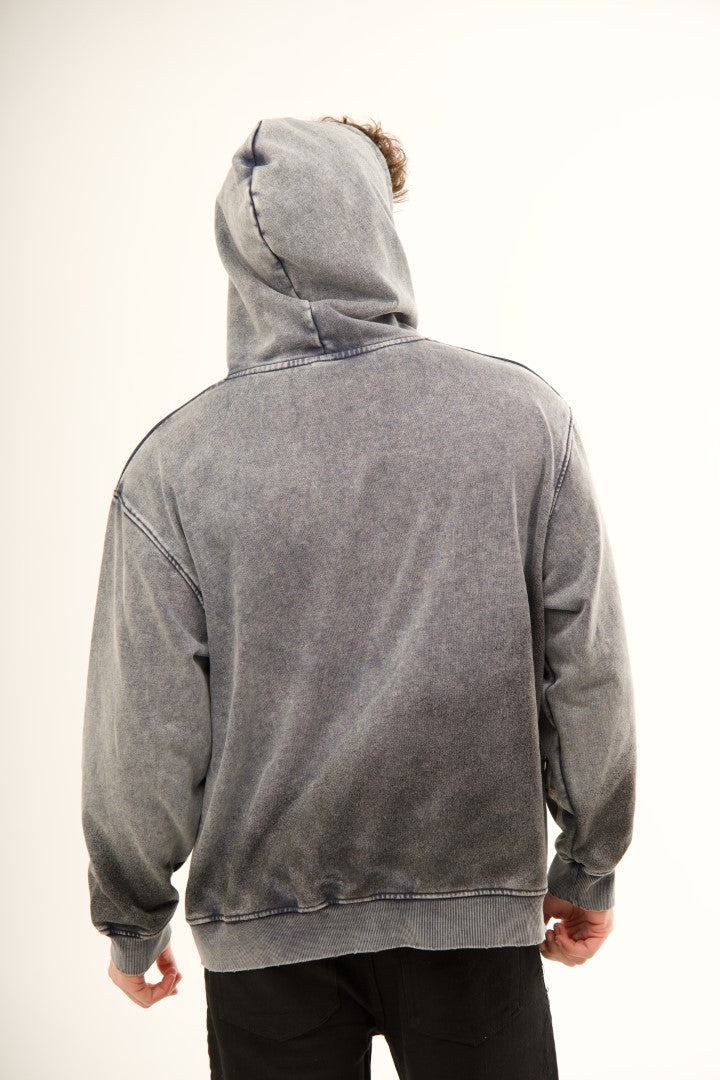 'NO CHURCH IN THE WILD' VALKYRE STONE WASH HOODIE