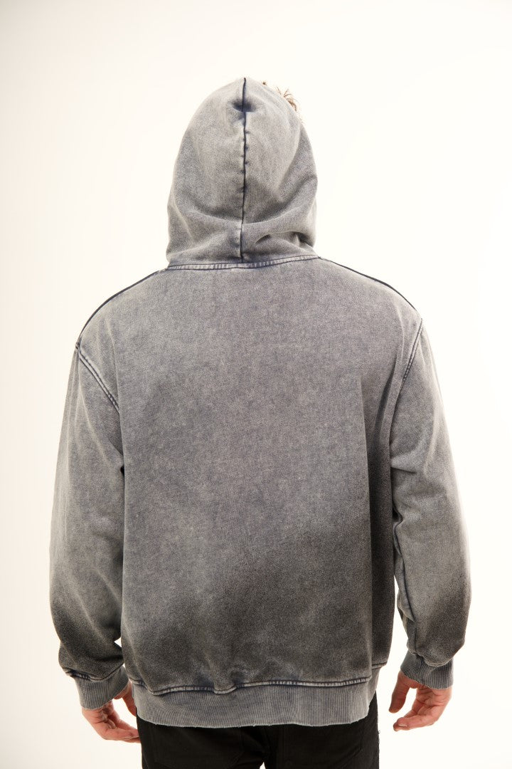 'NO CHURCH IN THE WILD' VALKYRE STONE WASH HOODIE