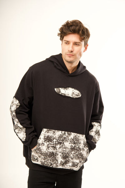 'SHADOW SAFARI' VALKYRE BLACK HOODIE