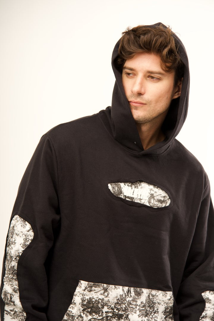 'SHADOW SAFARI' VALKYRE BLACK HOODIE