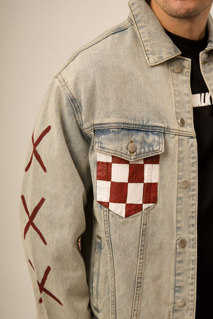 BASQUIAT - 'ON MY WORST BEHAVIOUR' OFF WHITE VALKYRE JACKET