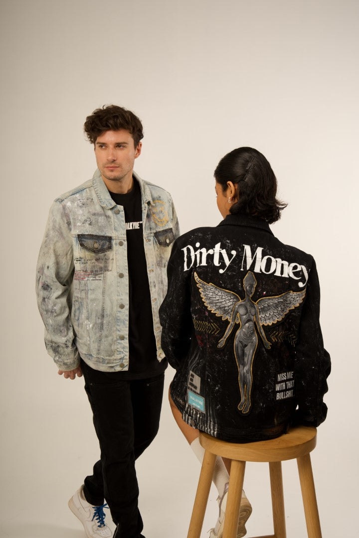 'DIRTY MONEY' BLACK VALKYRE JACKET