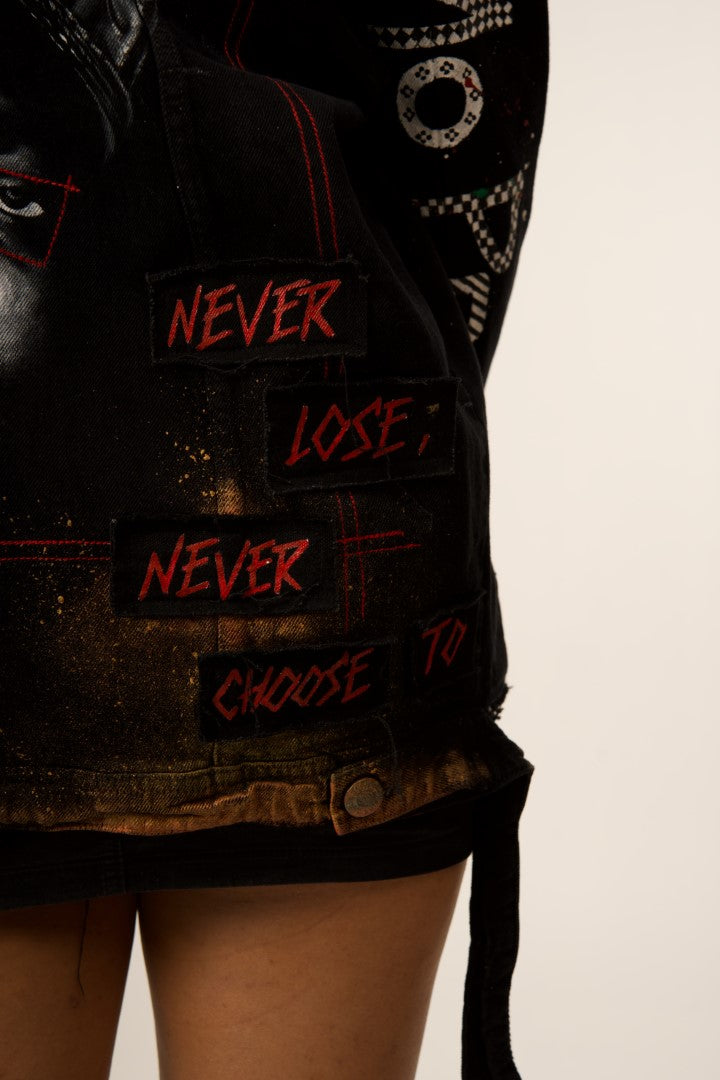 NOTORIOUS B.I.G 'NEVER LOSE, NEVER CHOSE TO' BLACK VALKYRE JACKET