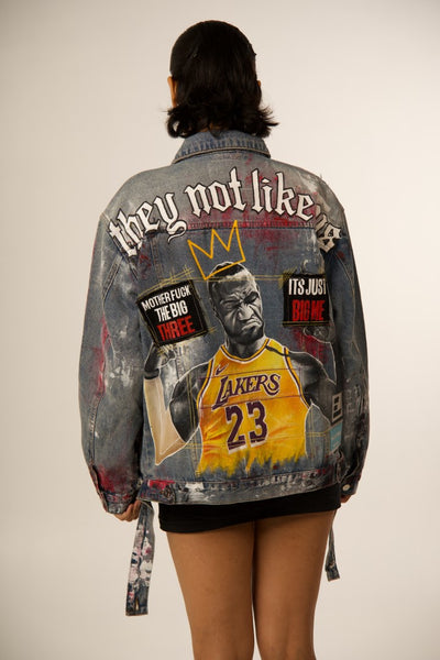 KING JAMES - 'THEY NOT LIKE US' BLUE VALKYRE JACKET