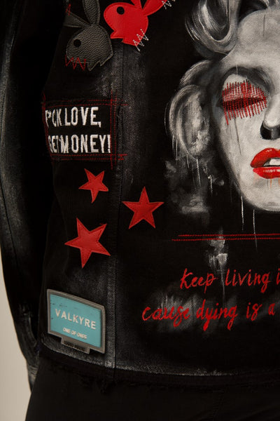 MARILYN MONROE - 'F*CK LOVE, GET MONEY' VALKYRE JACKET