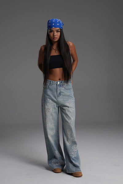 MOONLIT PAISLEY VALKYRE DENIMS