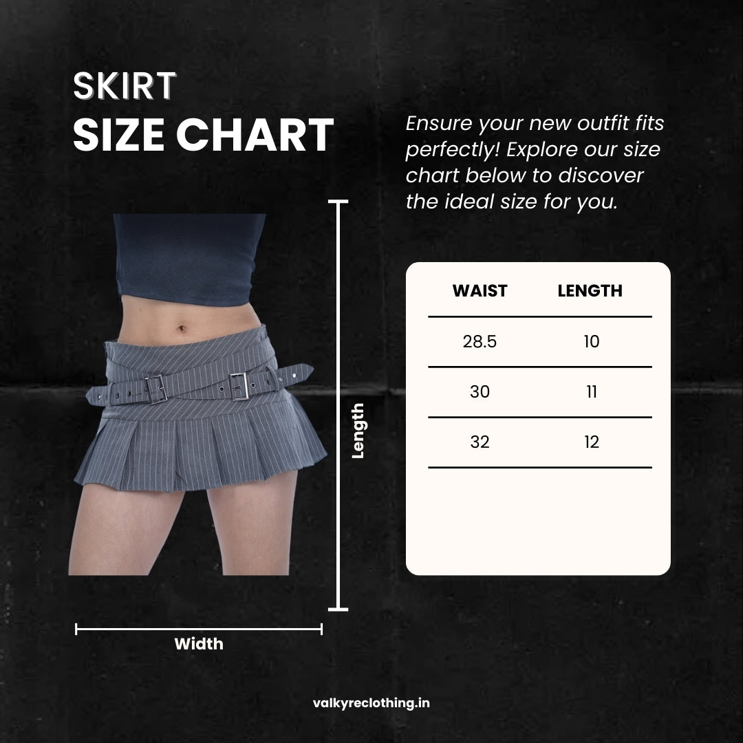'DOUBLE BUCKLE MINI' VALKYRE SKIRTS - S3