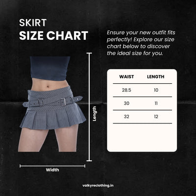 'DOUBLE BUCKLE MINI' VALKYRE SKIRTS - S3