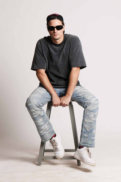 HUNDRED STITCHES HEAVY DUTY VALKYRE JEANS