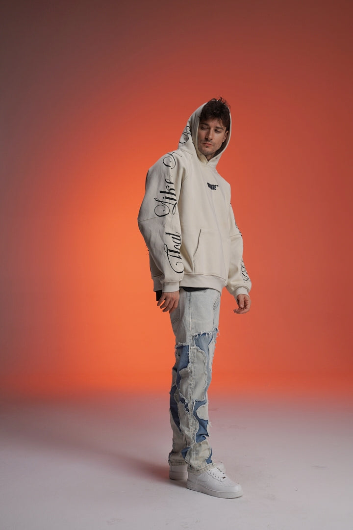 ‘KNOCKOUT KING’ VALKYRE HAND PAINTED HOODIE