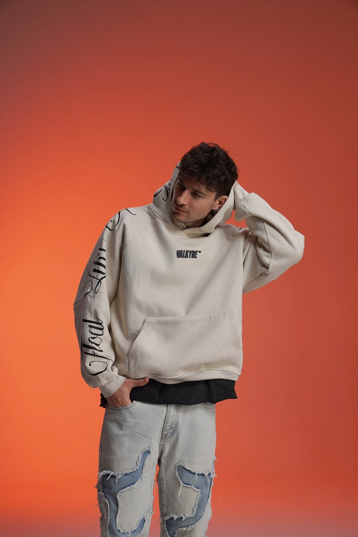 ‘KNOCKOUT KING’ VALKYRE HAND PAINTED HOODIE