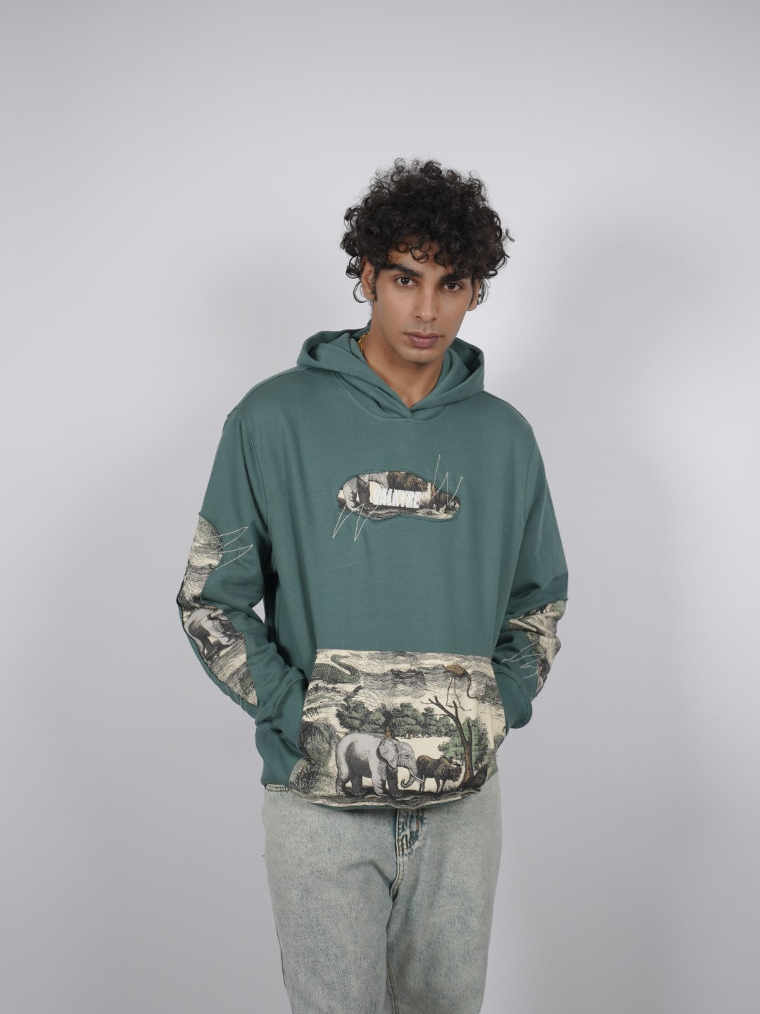 JUNGLE SAFARI TAPESTRY VALKYRE HOODIE