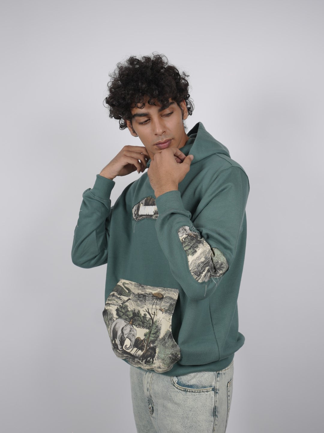 JUNGLE SAFARI TAPESTRY VALKYRE HOODIE