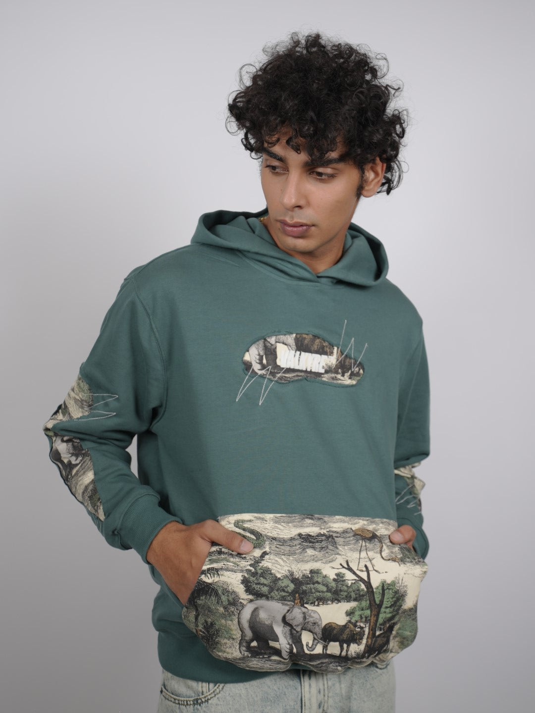 JUNGLE SAFARI TAPESTRY VALKYRE HOODIE