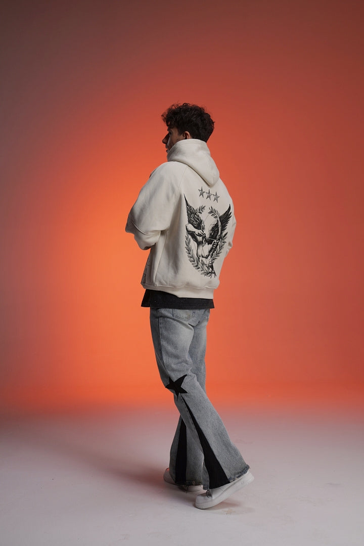 ‘MARKED BY THE STARS’ VALKYRE HAND PAINTED HOODIE
