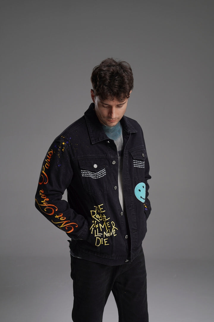 ‘RUDE BOY ROYALTY’ VALKYRE HAND PAINTED JACKET