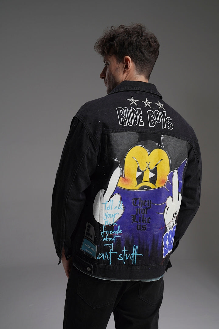 ‘RUDE BOY ROYALTY’ VALKYRE HAND PAINTED JACKET