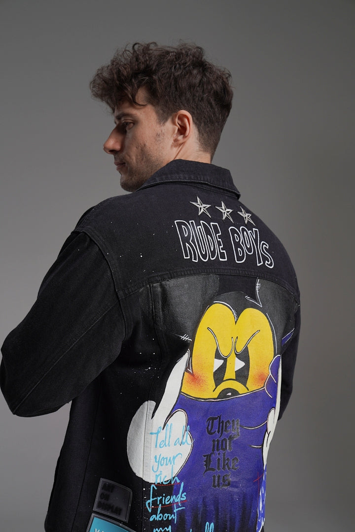 ‘RUDE BOY ROYALTY’ VALKYRE HAND PAINTED JACKET