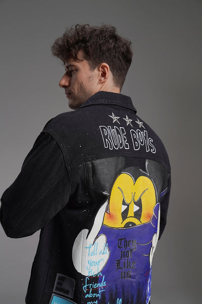‘RUDE BOY ROYALTY’ VALKYRE HAND PAINTED JACKET