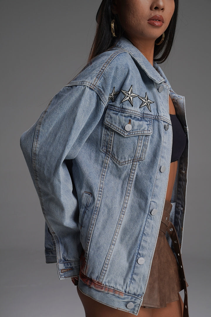 ‘LOVE DON’T FADE’ VALKYRE HAND PAINTED JACKET