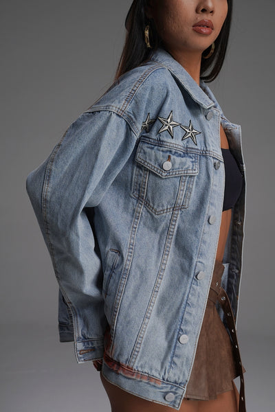 ‘LOVE DON’T FADE’ VALKYRE HAND PAINTED JACKET