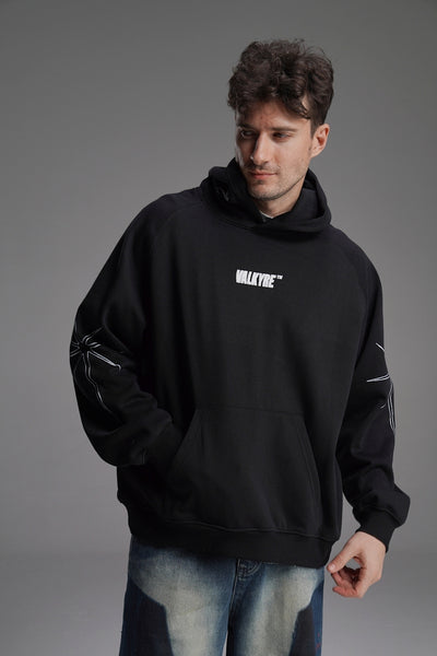 ‘TOUCH OF MADNESS’ VALKYRE HAND PAINTED HOODIE