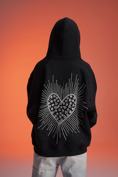 ‘CROWN JEWEL’ VALKYRE HAND PAINTED HOODIE