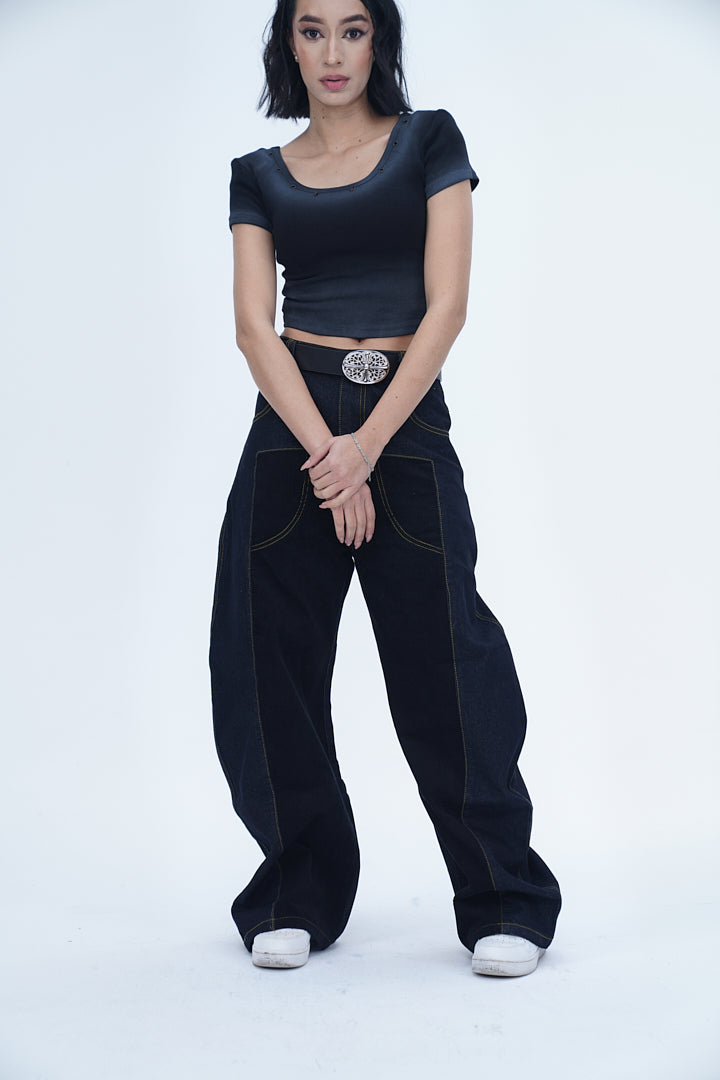 'ZONE BLACK BALLOON PANTS' VALKYRE 3.0