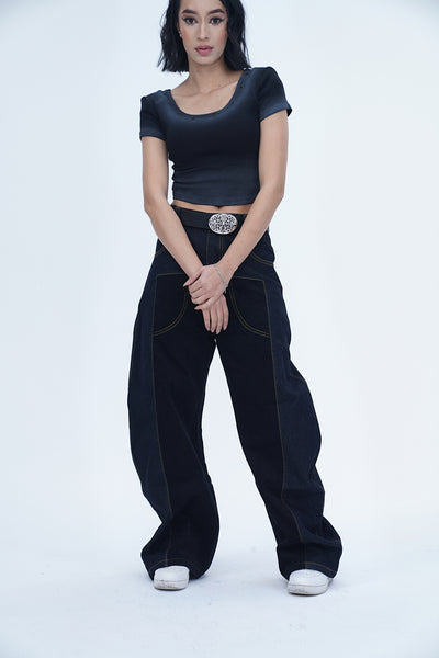 'ZONE BLACK BALLOON PANTS' VALKYRE 3.0