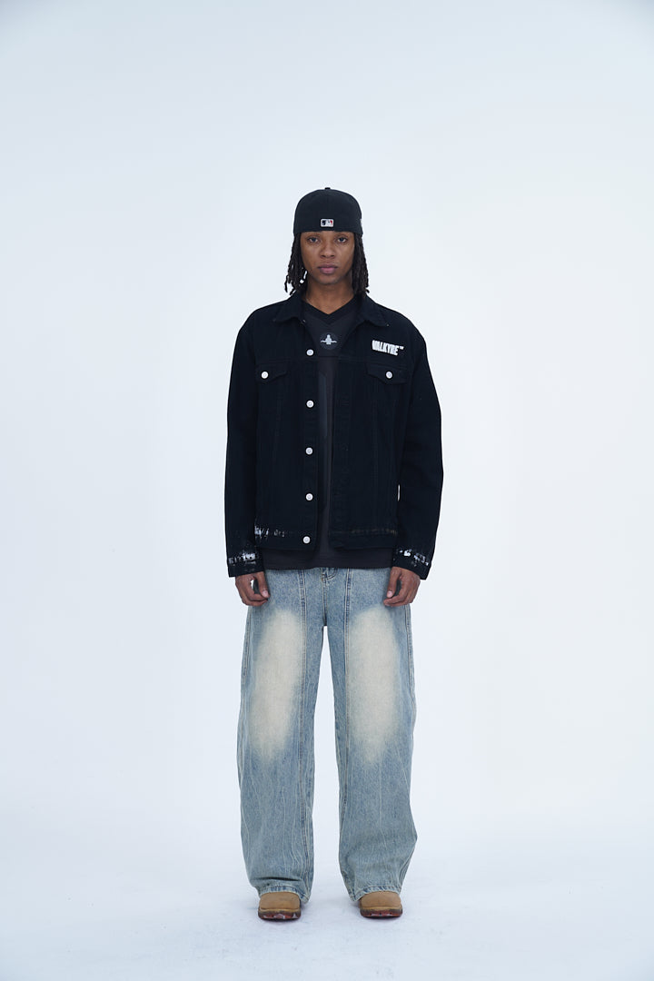 'TIGER EMBROIDERED BLACK JACKET' VALKYRE 3.0