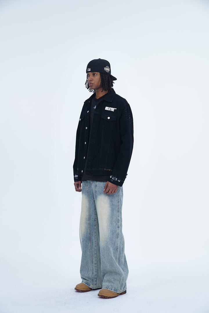 'TIGER EMBROIDERED BLACK JACKET' VALKYRE 3.0