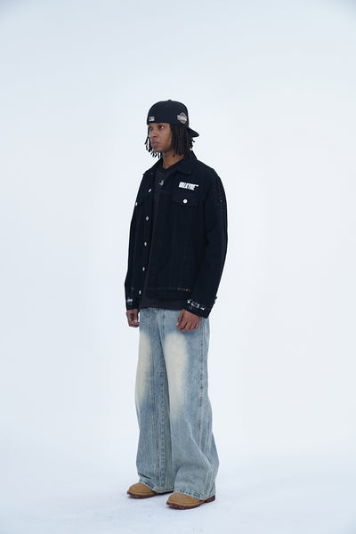 'TIGER EMBROIDERED BLACK JACKET' VALKYRE 3.0
