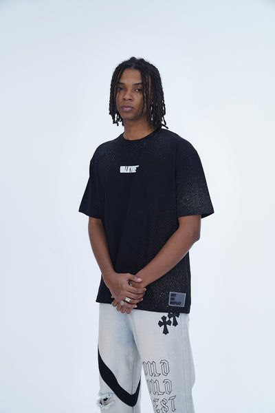 'TIGER EMBROIDERED BLACK TEE’ VALKYRE 3.0