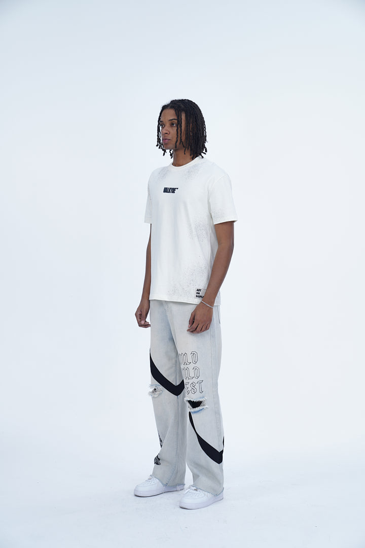 'UNDERGROUND INFLUENCE' VALKYRE ANTIQUE WHITE T-SHIRT