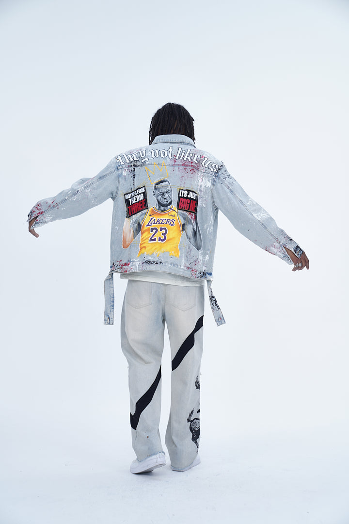 'KING JAMES THEY NOT LIKE ICE BLUE VALKYRE JACKET' VALKYRE 3.0