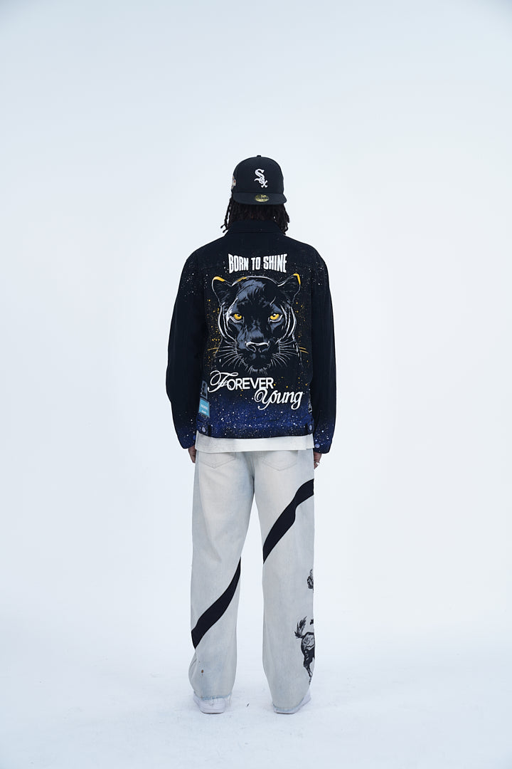 'BORN TO SHINE VALKYRE BLACK JACKET' VALKYRE 3.0