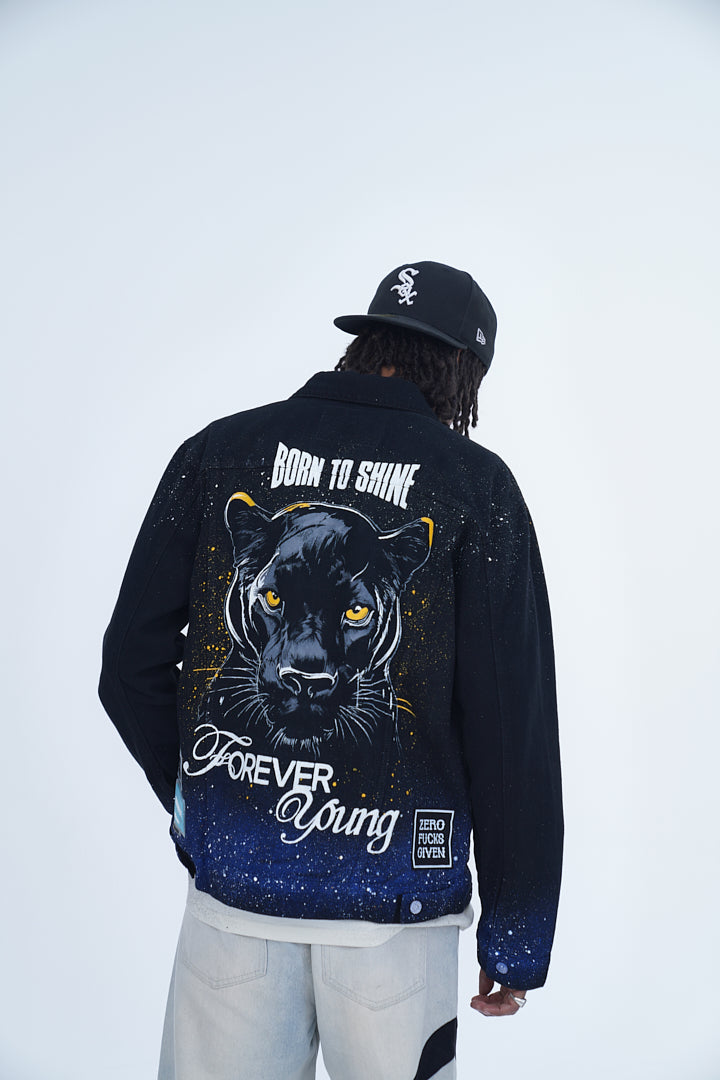 'BORN TO SHINE VALKYRE BLACK JACKET' VALKYRE 3.0