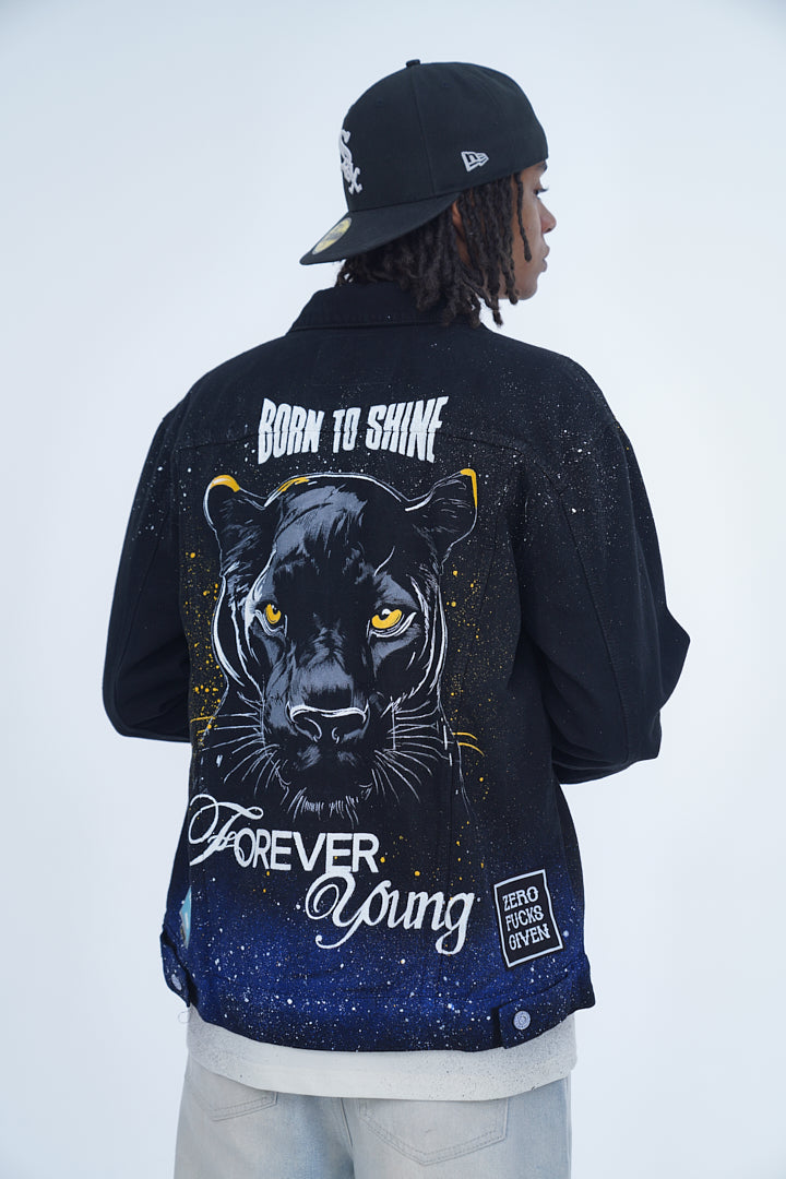 'BORN TO SHINE VALKYRE BLACK JACKET' VALKYRE 3.0
