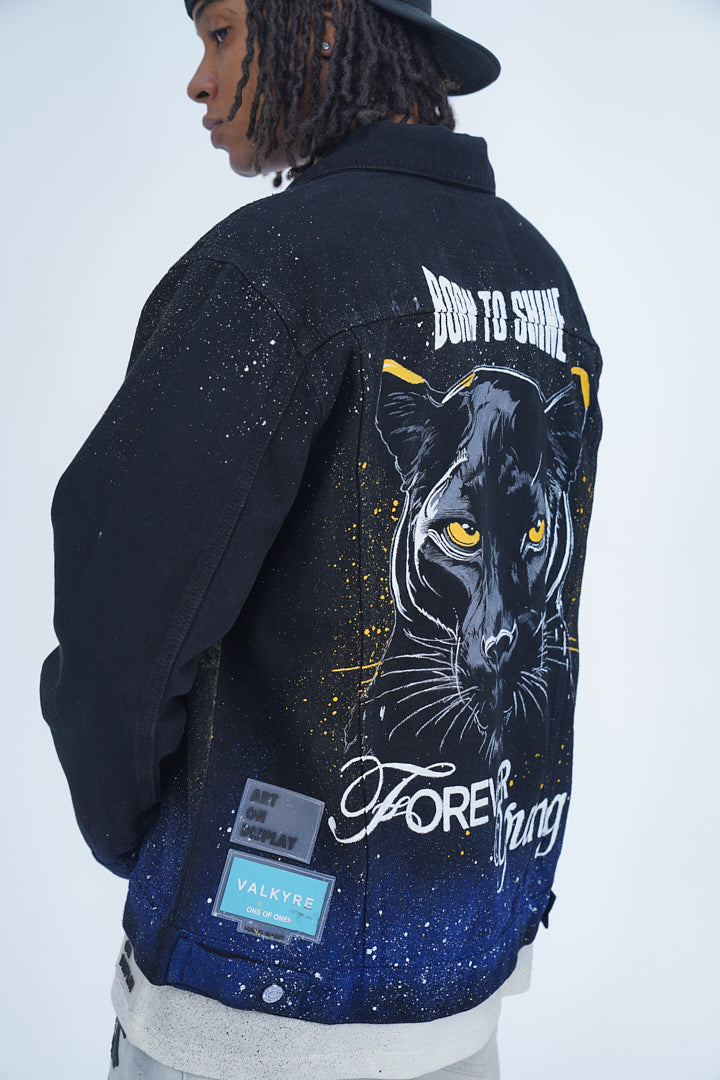 'BORN TO SHINE VALKYRE BLACK JACKET' VALKYRE 3.0