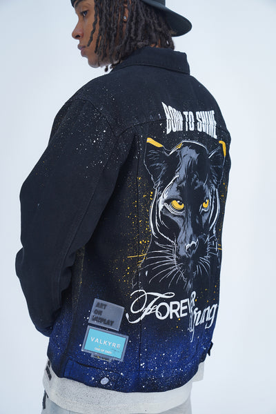 'BORN TO SHINE VALKYRE BLACK JACKET' VALKYRE 3.0