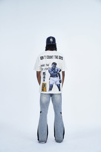 'DON'T COUNT THE DAYS OFF WHITE TEE’ VALKYRE 3.0