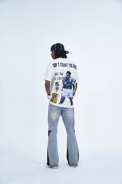'DON'T COUNT THE DAYS OFF WHITE TEE’ VALKYRE 3.0